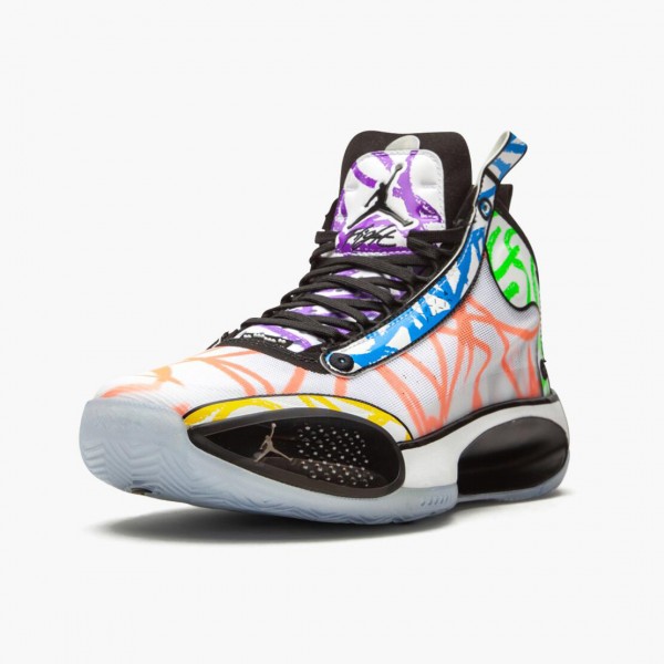 OG Tony Air Jordan 34 Zion Williamson Coloring Book White/Black/Multi Color DA1897-100