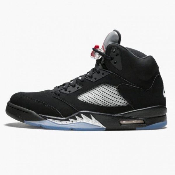 OG Tony Air Jordan 5 Retro Black Metallic Black/Metallic Silver 845035-003