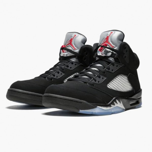 OG Tony Air Jordan 5 Retro Black Metallic Black/Metallic Silver 845035-003