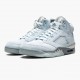 OG Tony Air Jordan 5 Retro Bluebird With Silver White Photo Blue/Football Grey/Metallic Silver/White DD9336-400