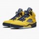 OG Tony Air Jordan 5 Retro Michigan 2019 AmarilloCollege Navy Amarillo/College Navy-Amarillo CQ9541-704