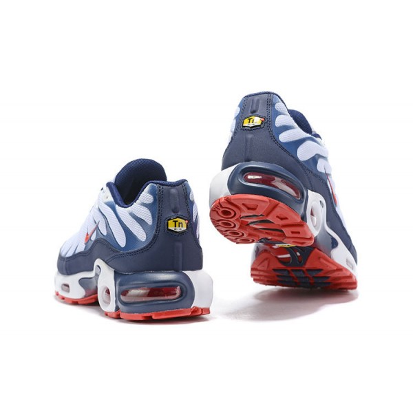 OG Tony (M) Nike Air Max Plus Tn QS White Blue and Red Sneakers