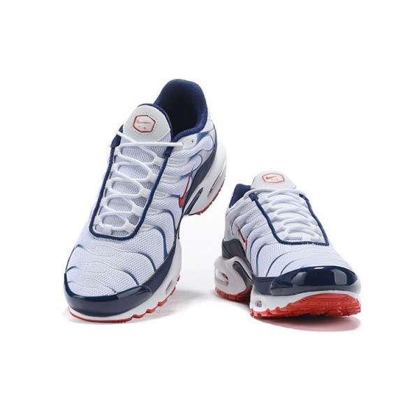 OG Tony (M) Nike Air Max Plus Tn QS White Blue and Red Sneakers