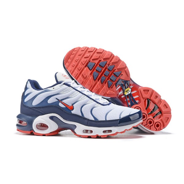 OG Tony (M) Nike Air Max Plus Tn QS White Blue and Red Sneakers