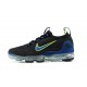 OG Tony (W/M) Nike Air VaporMax 2021 Flyknit Black Green and Blue Sneakers