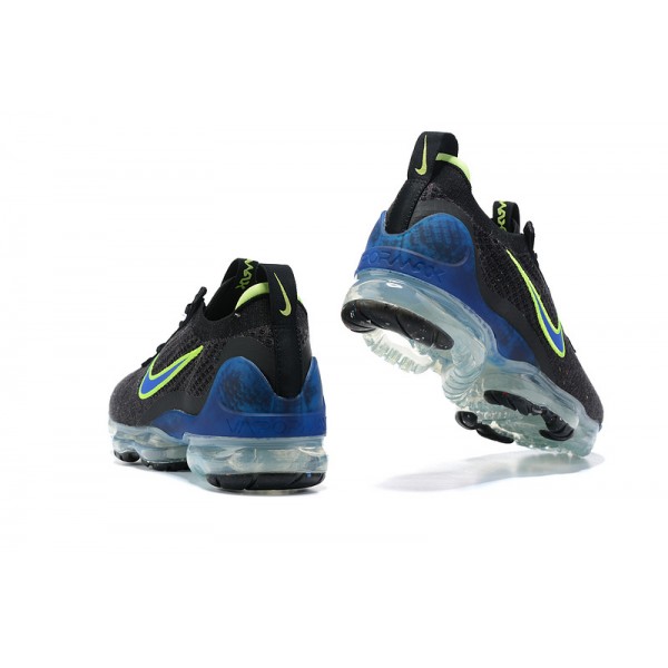 OG Tony (W/M) Nike Air VaporMax 2021 Flyknit Black Green and Blue Sneakers