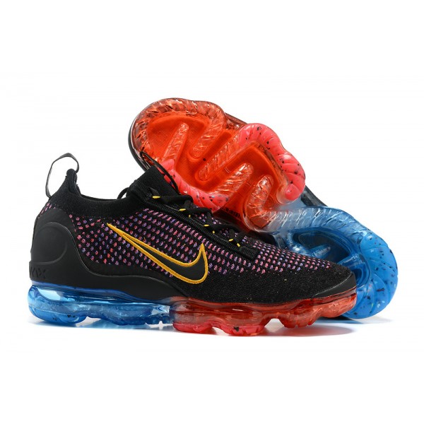 OG Tony (W/M) Nike Air VaporMax 2021 Flyknit Black Red and Blue Sneakers