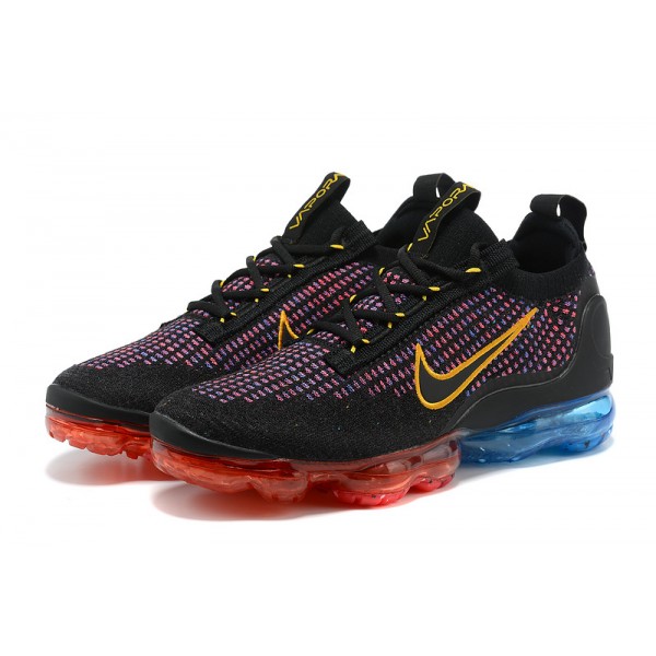 OG Tony (W/M) Nike Air VaporMax 2021 Flyknit Black Red and Blue Sneakers