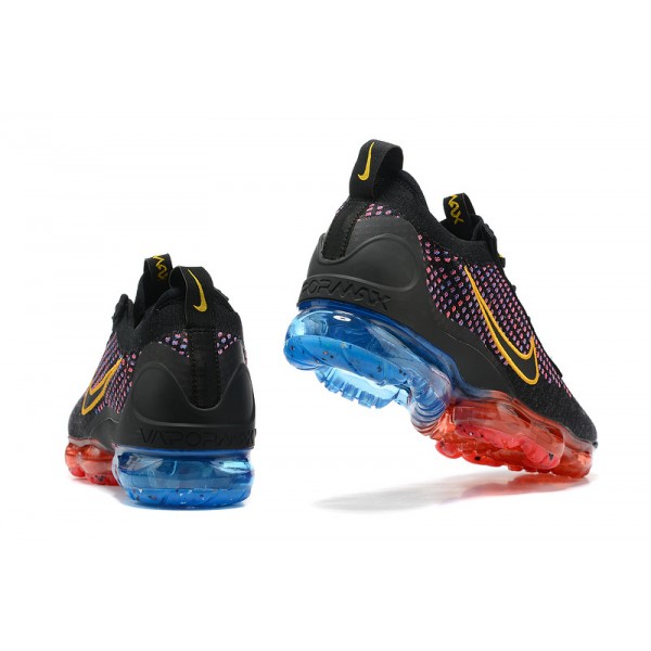 OG Tony (W/M) Nike Air VaporMax 2021 Flyknit Black Red and Blue Sneakers