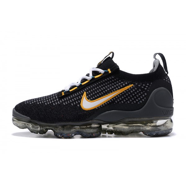 OG Tony (W/M) Nike Air VaporMax 2021 Flyknit Black Yellow DH4086-001 Sneakers