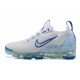 OG Tony (W/M) Nike Air VaporMax 2021 Flyknit White and Blue Sneakers