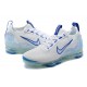 OG Tony (W/M) Nike Air VaporMax 2021 Flyknit White and Blue Sneakers