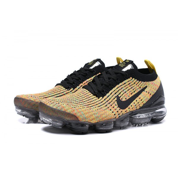 OG Tony (W/M) Nike Air VaporMax Flyknit 3 Black Yellow  AJ6900-006 Sneakers