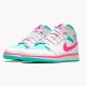 OG Tony Jordan 1 Mid White Pink Green Soar (GS)