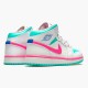 OG Tony Jordan 1 Mid White Pink Green Soar (GS)