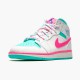 OG Tony Jordan 1 Mid White Pink Green Soar (GS)