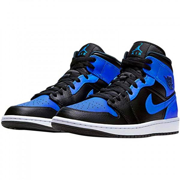 OG Tony Jordan 1 Mid Hyper Royal Tumbled Leather