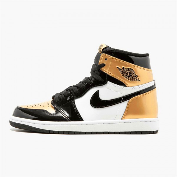 OG Tony Jordan 1 Retro High NRG Patent Gold Toe