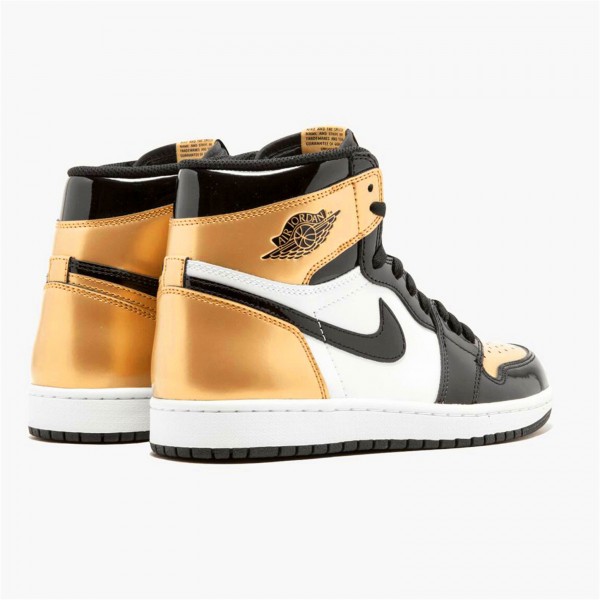 OG Tony Jordan 1 Retro High NRG Patent Gold Toe