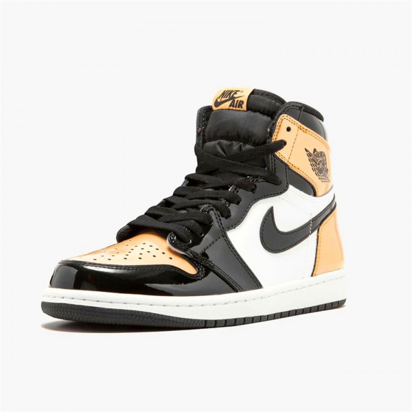 OG Tony Jordan 1 Retro High NRG Patent Gold Toe