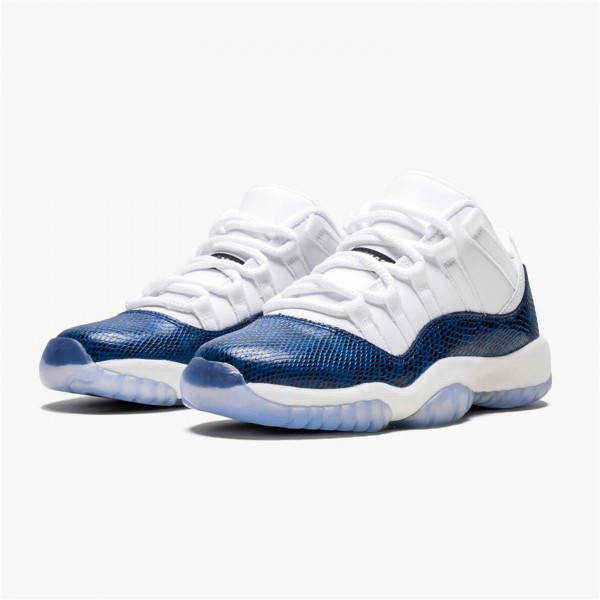 OG Tony Jordan 11 Retro Low Snake Navy (2019) (GS)