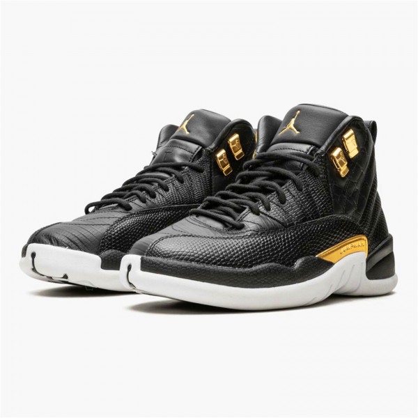 OG Tony Jordan 12 Retro Black Metallic Gold White (W)