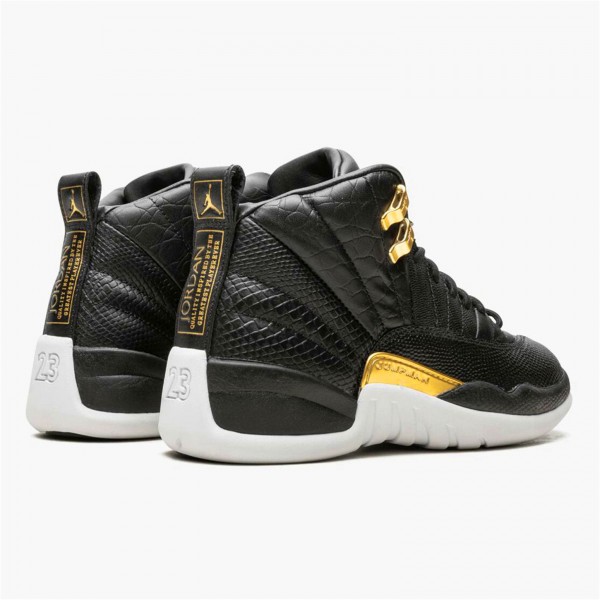 OG Tony Jordan 12 Retro Black Metallic Gold White (W)