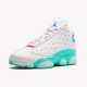 OG Tony Jordan 13 Retro White Soar Green Pink (GS)