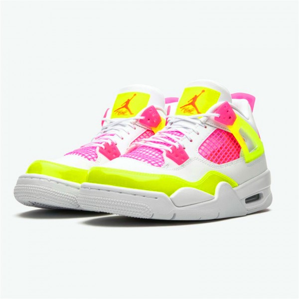 OG Tony Jordan 4 Retro White Lemon Pink (GS)