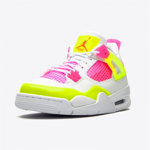 OG Tony Jordan 4 Retro White Lemon Pink (GS)