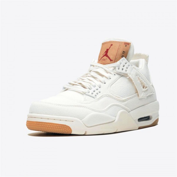 OG Tony Jordan 4 Retro Levi's White (Levi's Tag)