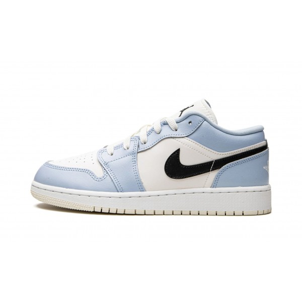 Nike Air Jordan 1 (GS) Low Ice Blue 554723-401 Shoes