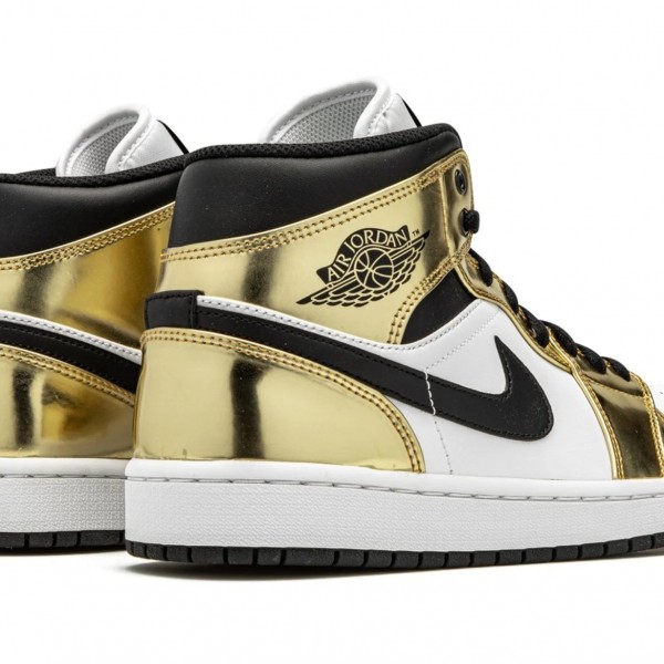 Nike Air Jordan 1 (M) Mid Metallic Gold Dc1419-700 Shoes