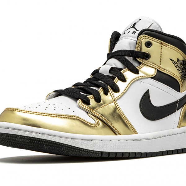 Nike Air Jordan 1 (M) Mid Metallic Gold Dc1419-700 Shoes