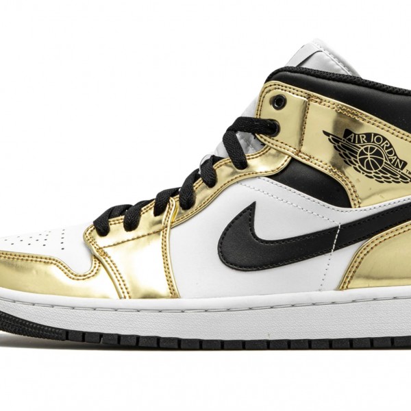 Nike Air Jordan 1 (M) Mid Metallic Gold Dc1419-700 Shoes