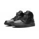 Nike Air Jordan 1 (M) Mid Triple Black 554724-093 Shoes