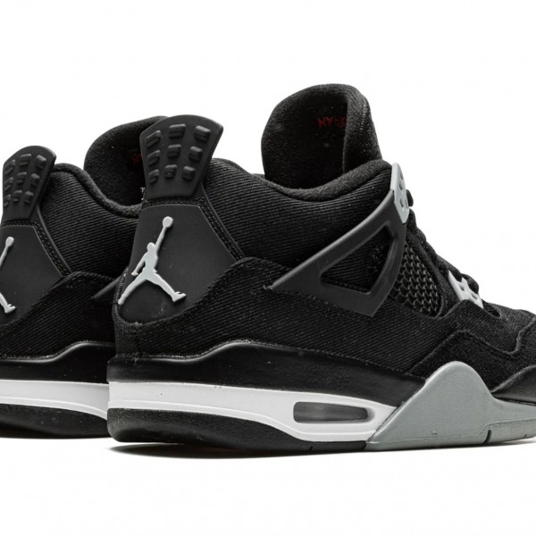 High Quality Nike Air Jordan 4 (GS) Black Canvas DV0553-006 Shoes