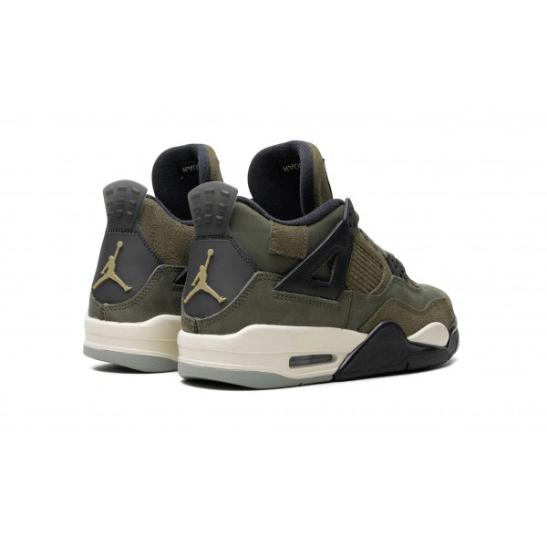 Nike Air Jordan 4 (GS)Olive FB9928-200 Shoes